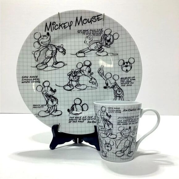 Disney Other - Disney Mickey Mouse Plate and Mug Set